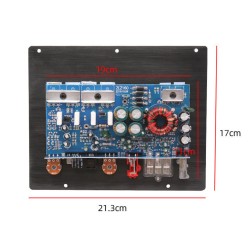12v 1200w Car Audio Amplifier Board 20hz-250hz Powerful Subwoofer Speakers Player Module Black