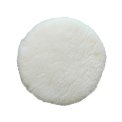 1Pcs Wool Buffing Pad Wax Polishing Buffer Car Polisher Ball Kit with Magic Sticker for Polishing Cream