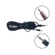 2-in-1 Car TV Antenna Fm Radio Antenna with Amplifier Booster Connector Plug for Car Dash DVD Head Unit Black