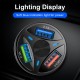 3 Ports USB Car Charger Quick Charge Fast Car Cigarette Lighter Car Charger black