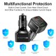 38w Car Charger Fast Charging Type C Pd Qc3.0 3.1a Usb Charger Multiport Adapter for iPhone Xiaomi Huawei Black