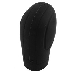 Soft Silicone Nonslip Car Shift Knob Gear Stick Cover Protector with Trepanning Design - Black