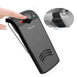 Sun Visor Car Bluetooth Kit Hands-free Call Music Playback Built-in Speaker BT828 Black