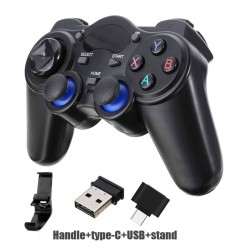 2.4G Gamepad Android Wireless Joystick Controller Grip for Ps3 Smartphone Tablet type-C interface