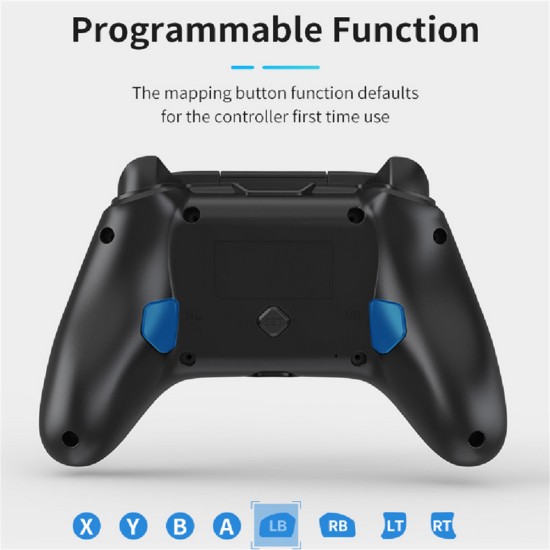 2.4G Wireless Game Controller Bluetooth Gamepad for Ps3 Ios Android PC Controle Joypad Black