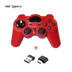 2.4g Android Gamepad Wireless Gamepad Joystick Game Controller Joypad Red micro interface