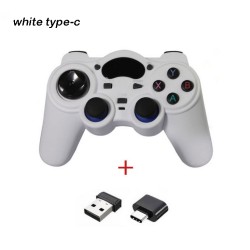 2.4g Android Gamepad Wireless Gamepad Joystick Game Controller Joypad White type-C interface