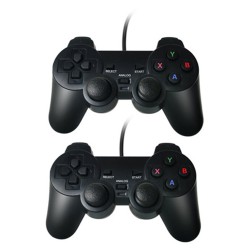 2pcs Pawky Pad Game Hard Drive for Saturn Ps2/n64 4k Gaming Wire Handle Black EU Plug
