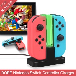 4-in-1 Game Controller USB Charge Station Fast Charging Stand As shown