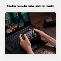 8bitdo Ultimate Wireless 2.4g Game Controller with Charging Dock Compatible for Windows 10 11 Steam Android PC White