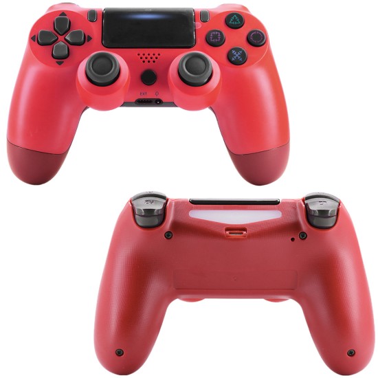 For PS4/Slim Controller Bluetooth 4.0 Mobile Gamepad with Light Bar red