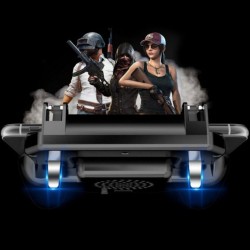 PUBG Mobile Phone Game Controller Joystick Cooling Fan Gamepad for Android IOS  black