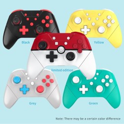 Wireless Gamepad For Nintend Switch Pro Controller have NFC Turbo 6-Axis Doublemotor 3D Game Joysticks yellow