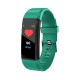 BT Smart Watch Wristband Bracelet Pedometer Sport Fitness Tracker green