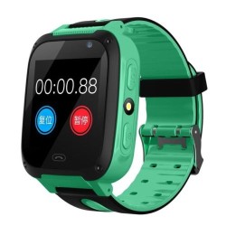 Anti-lost Kids Safe GPS Tracker SOS Call GSM Smart Watch Phone for Android IOS green