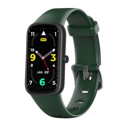 C11 Intelligent Watch 1.47 Square Ultra-thin Wrist Heart Rate Blood Oxygen Monitor Step Counter Call Reminder Waterproof Bracelet Watch green