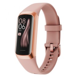 C60 Boys Girls Smart Watch 1.1-inch Amoled High-definition Screen Body Temperature Heart Rate Sleep Monitor Children Sports Bracelet pink