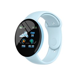 D18s 1.44-inch Smart Watch Blood Pressure Sleep Monitoring Fitness Tracker Bracelet Blue