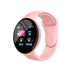 D18s 1.44-inch Smart Watch Blood Pressure Sleep Monitoring Fitness Tracker Bracelet Pink