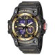 SMAEL Luxury Men Fashion Business Watch Led Digital Sports Quartz Wristwatch Casual Waterproof Watches Black
