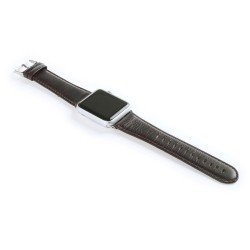 Watch Band 38-40 mm 42-44mm Pull-up Leather Watch Band Replacement Compatible with Apple Watch Series 4 Series 3 Series 2 Series 1  Dark brown_38-40MM