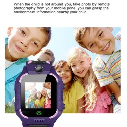 Z6 Kids Smart Watch 1.44-inch Touch-screen Sim Card Smartwatch Waterproof Camera Alarm Clock Purple
