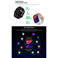 ZEBLAZE Btalk Smart Watch 1.86 Inch Hd Color Display Waterproof Bluetooth Calling Smartwatch Orange