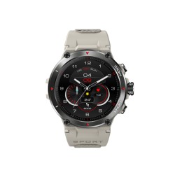 ZEBLAZE Stratos2 Gps Smart Watch 5 Atm HD Amoled Display Health Monitor Long Battery Life Smartwatch Silver Grey