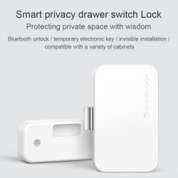 Original XIAOMI Door Lock Intelligent APP Control Lock Desk Table Drawer Important Security Guarded Smart Lock White
