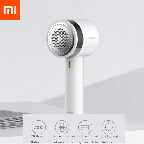 Original XIAOMI Mijia Deerma Clothes Sticky Hair Multi-function Trimmer USB Charging Fast Removal Ball